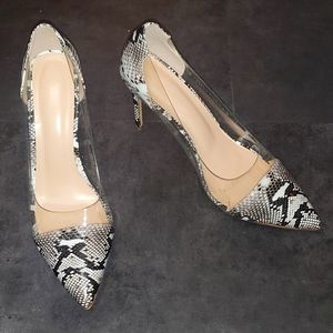 Snakeskin Heels Sz. 10.5